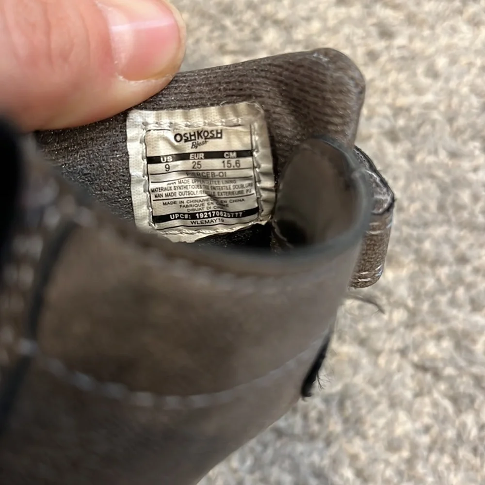 OshKosh | Gray Boots for Toddler Boys